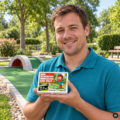 Der schärfste Minigolfer der Welt - Ein witziges Geschenk!