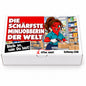 Die schärfste Minijobberin der Welt – Geschenkbox Vorderansicht