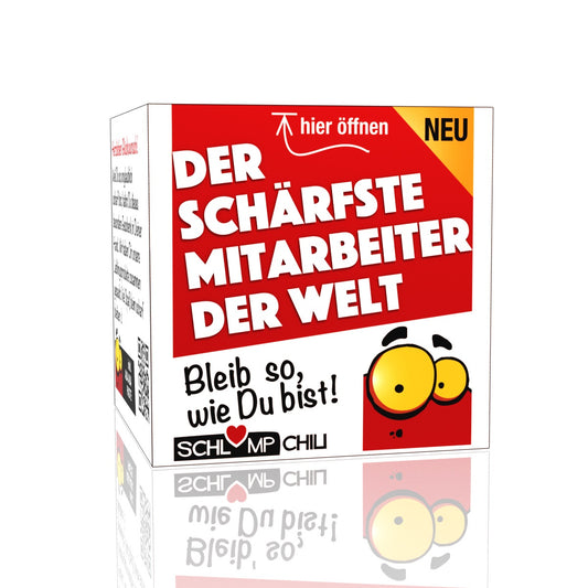 Der schärfste Mitarbeiter der Welt - Ein witziges Geschenk Set für den Kollegen