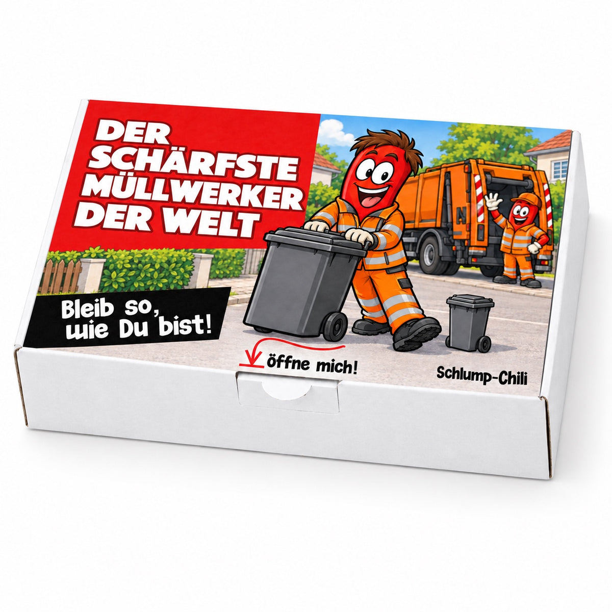 Der schärfste Müllwerker der Welt – Schachtel schräg