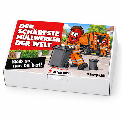Der schärfste Müllwerker der Welt – Schachtel schräg