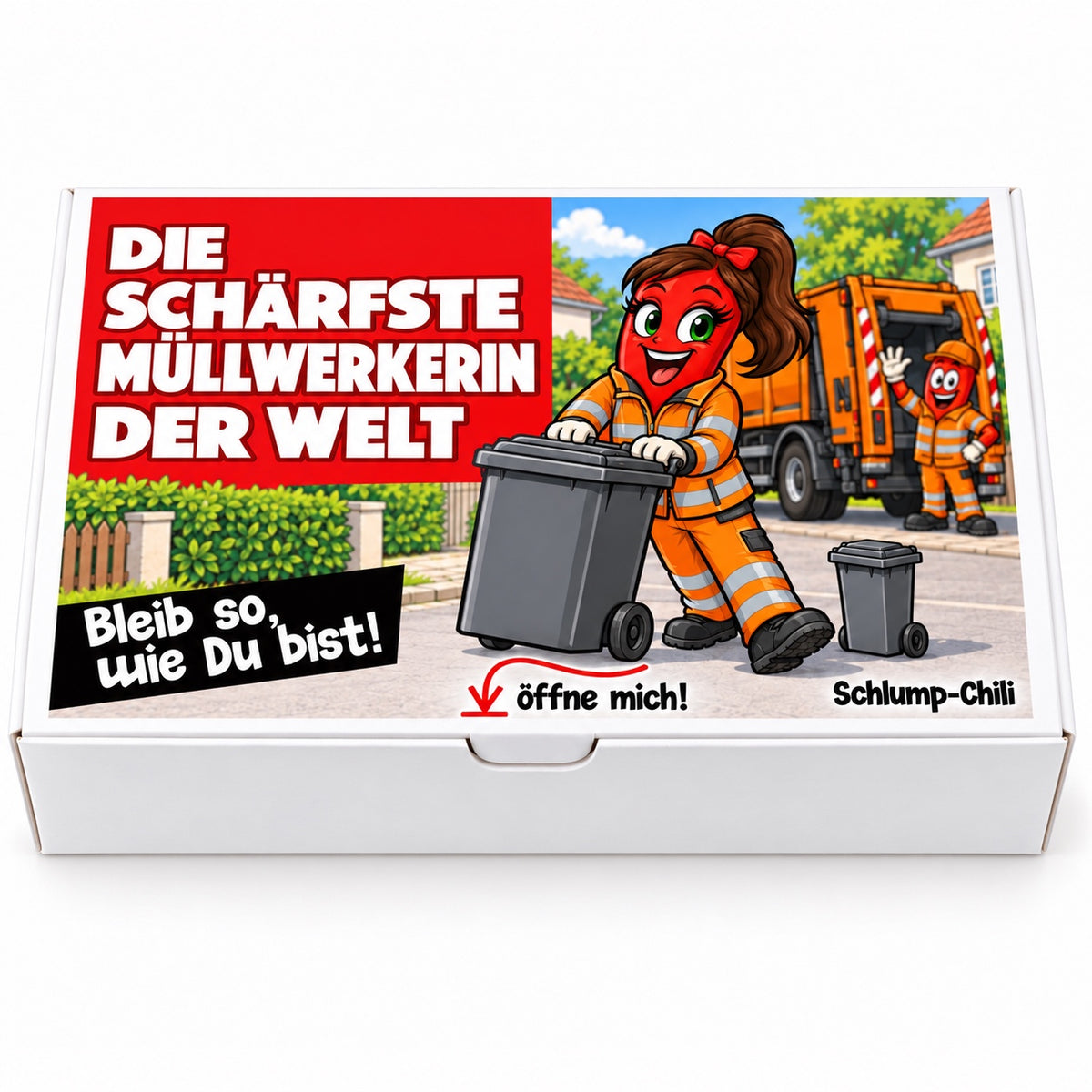 Die schärfste Müllwerkerin der Welt – Schachtel frontal