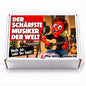 Der schärfste Musiker der Welt – weiße Geschenkbox, Vorderansicht