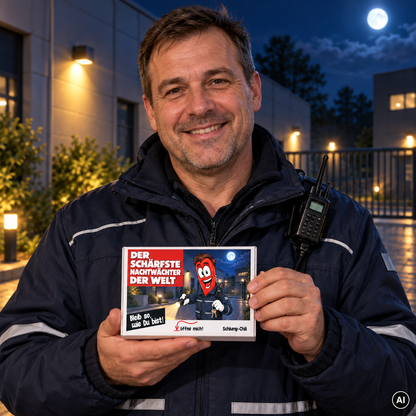 Der schärfste Nachtwächter der Welt - Ein witziges Geschenk!