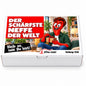 Der schärfste Neffe der Welt – weiße Geschenkbox, Vorderansicht