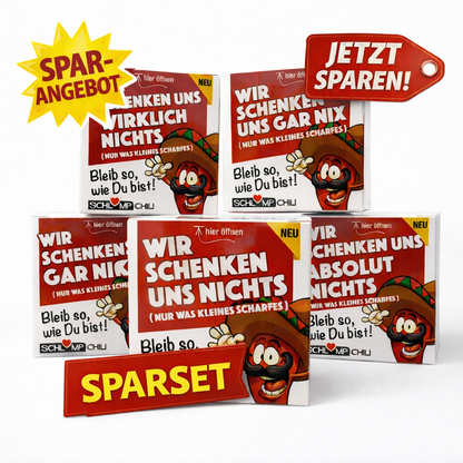 NICHTS Sparset - 5x Nix Präsente zum Sonderpreis!