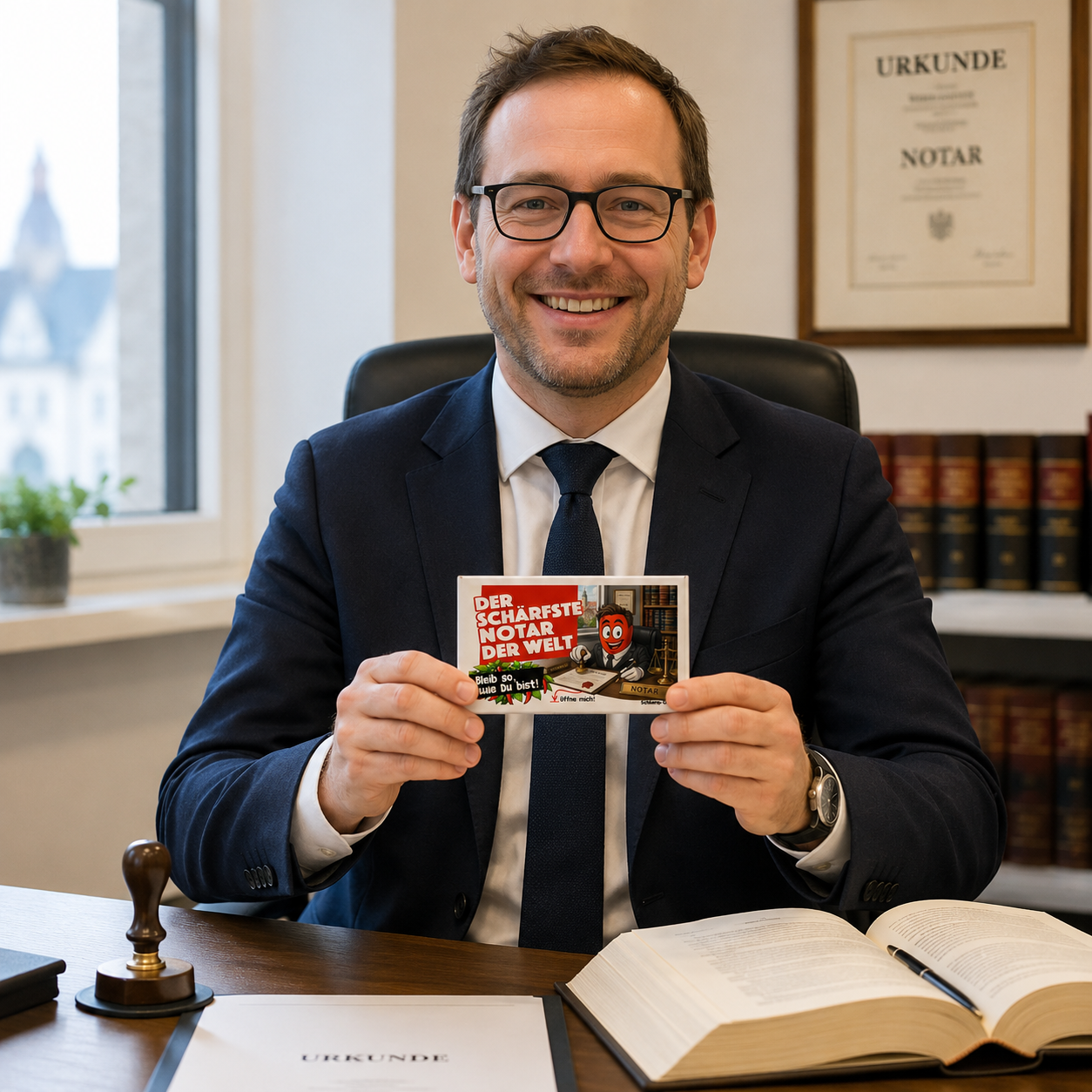 Der schärfste Notar der Welt Geschenk Set für Juristen