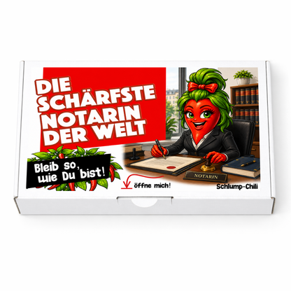Die schärfste Notarin der Welt Geschenk Set für Juristen
