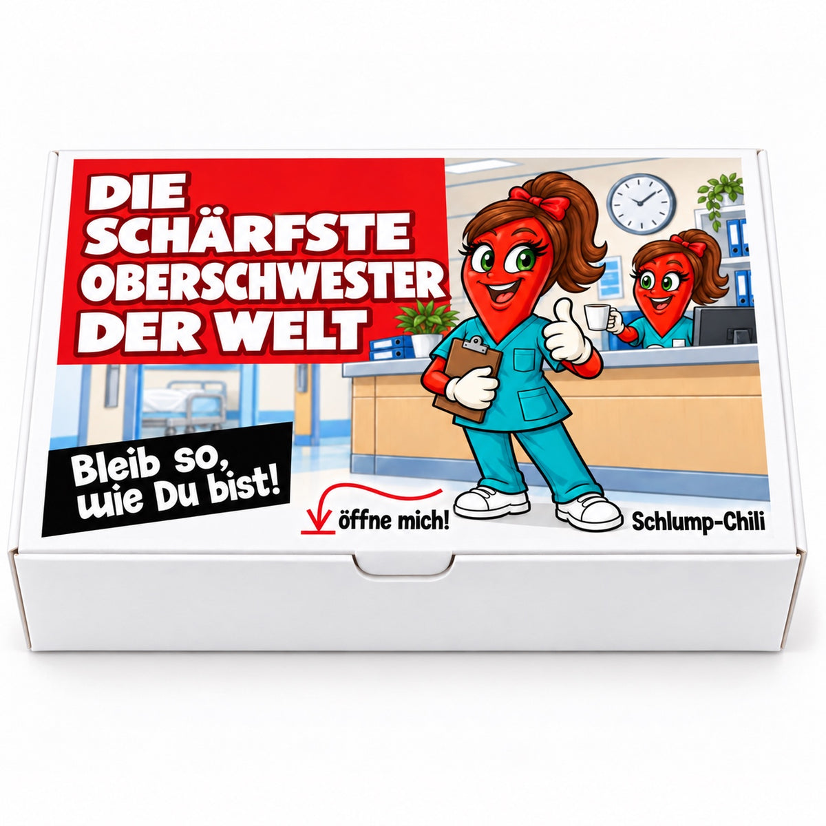 Die schärfste Oberschwester der Welt – Vorderansicht