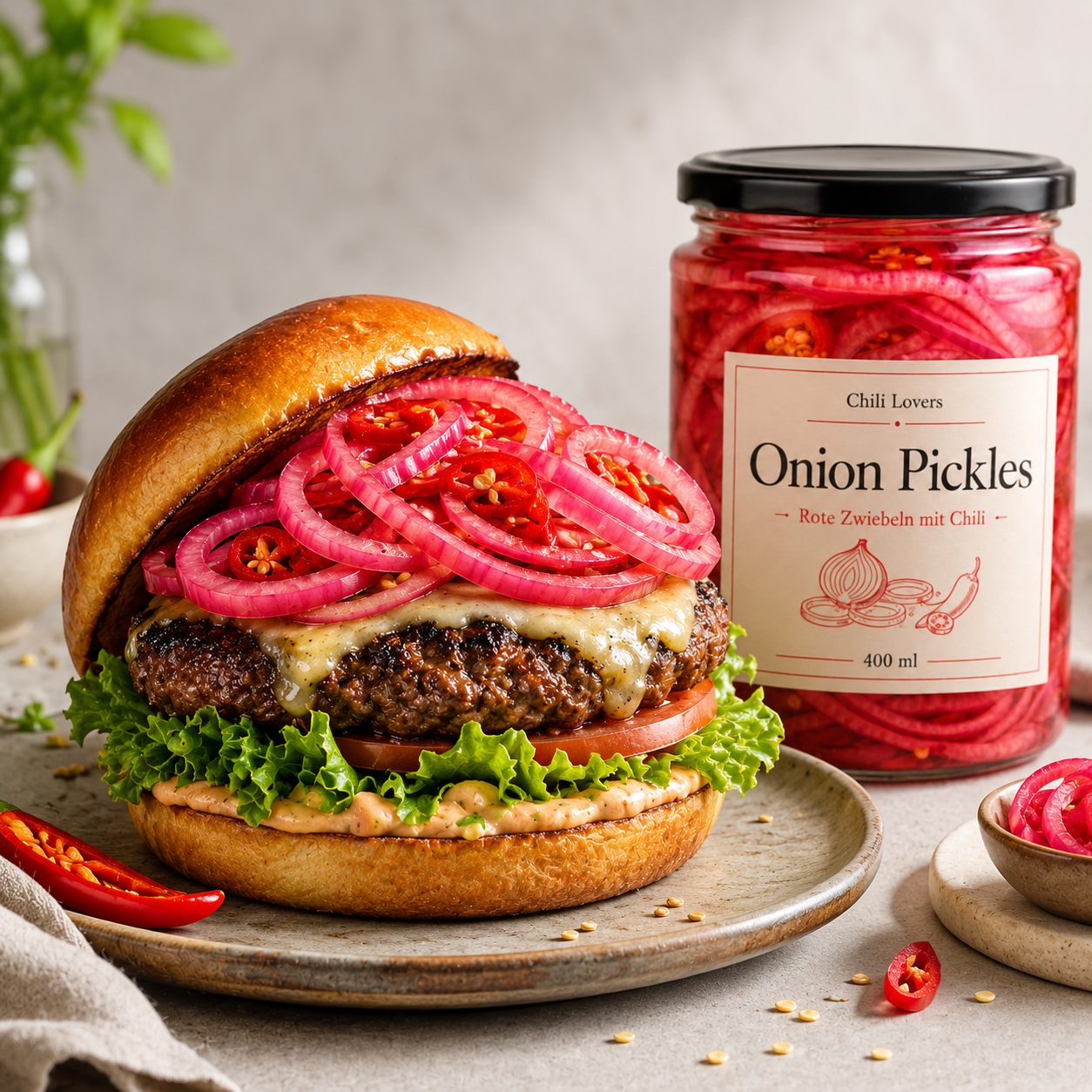 Onion Pickles Burger
