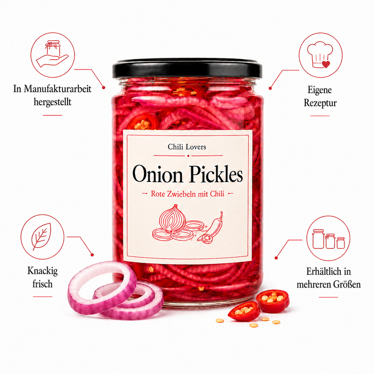 Onion Pickles Produktvorteile