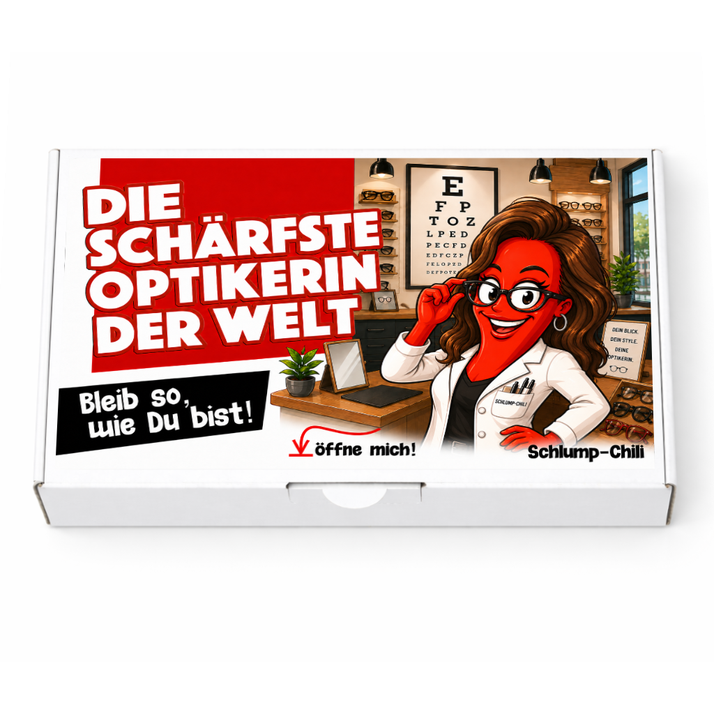 Die schärfste Optikerin der Welt - Ein witziges Geschenk!