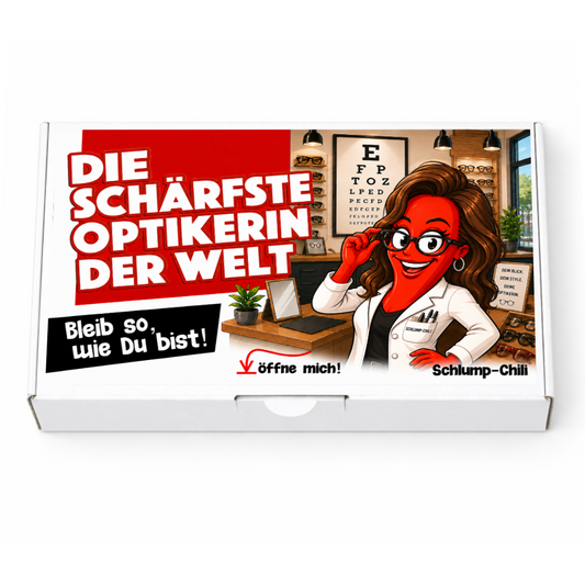 Die schärfste Optikerin der Welt - Ein witziges Geschenk!