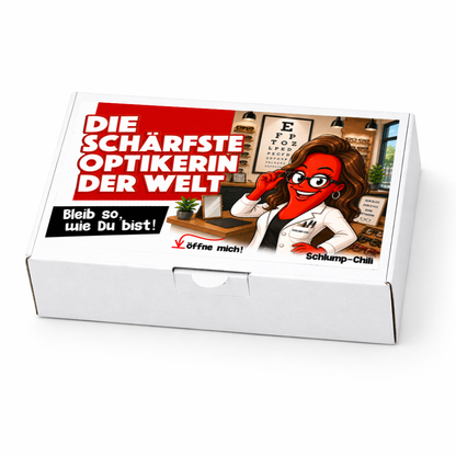 Die schärfste Optikerin der Welt - Ein witziges Geschenk!