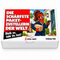 Die schärfste Paketzustellerin der Welt – Geschenkbox Vorderansicht
