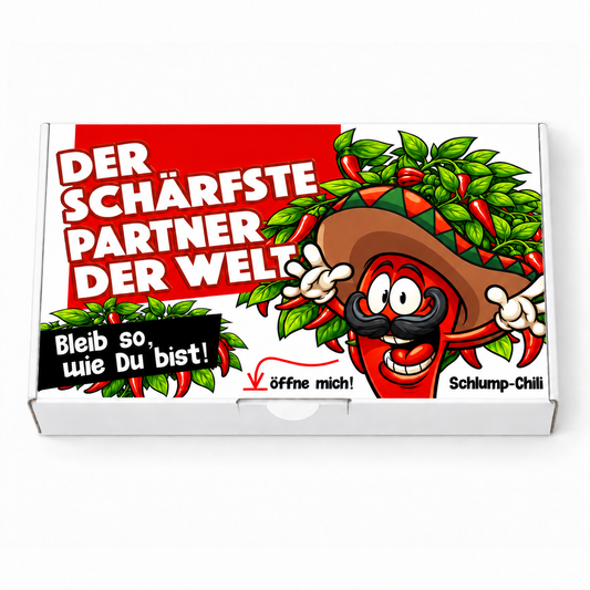 Der schärfste Partner der Welt - Ein witziges Geschenkset für Lebensgefährten