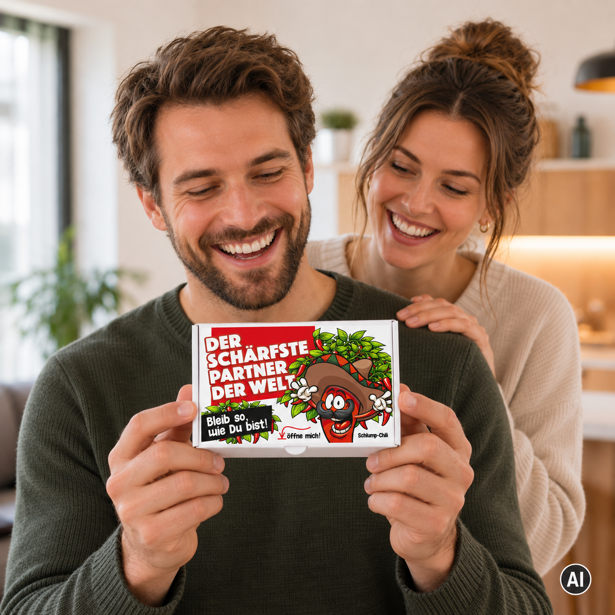 Der schärfste Partner der Welt - Ein witziges Geschenkset für Lebensgefährten