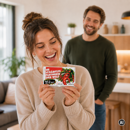 Die schärfste Partnerin der Welt - Ein witziges Geschenk Set für die Lebensgefährtin und Business Partner