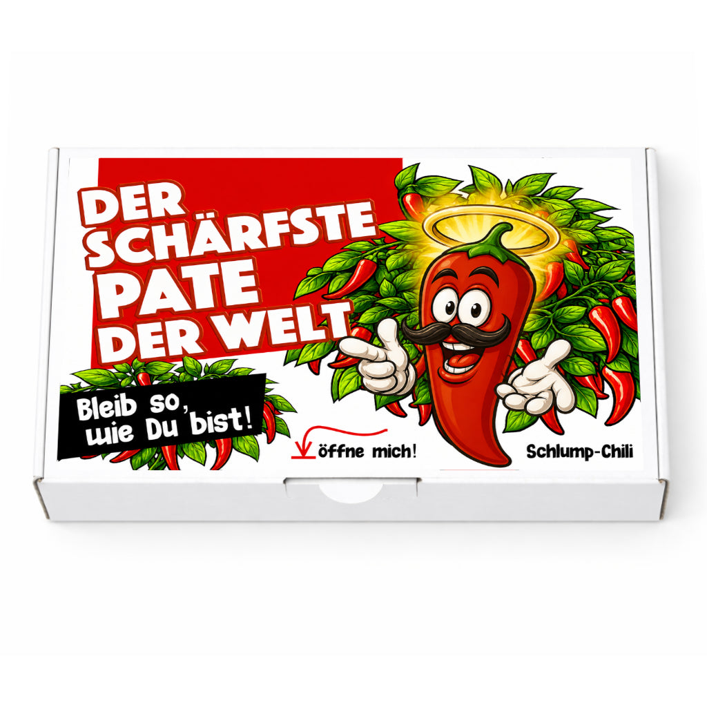 Der schärfste Pate der Welt - Ein witziges Paten Geschenk!