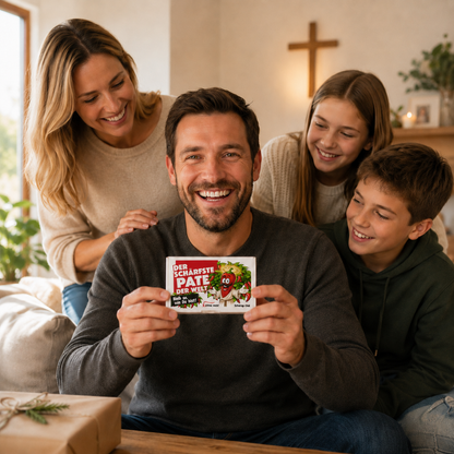 Der schärfste Pate der Welt - Ein witziges Paten Geschenk!