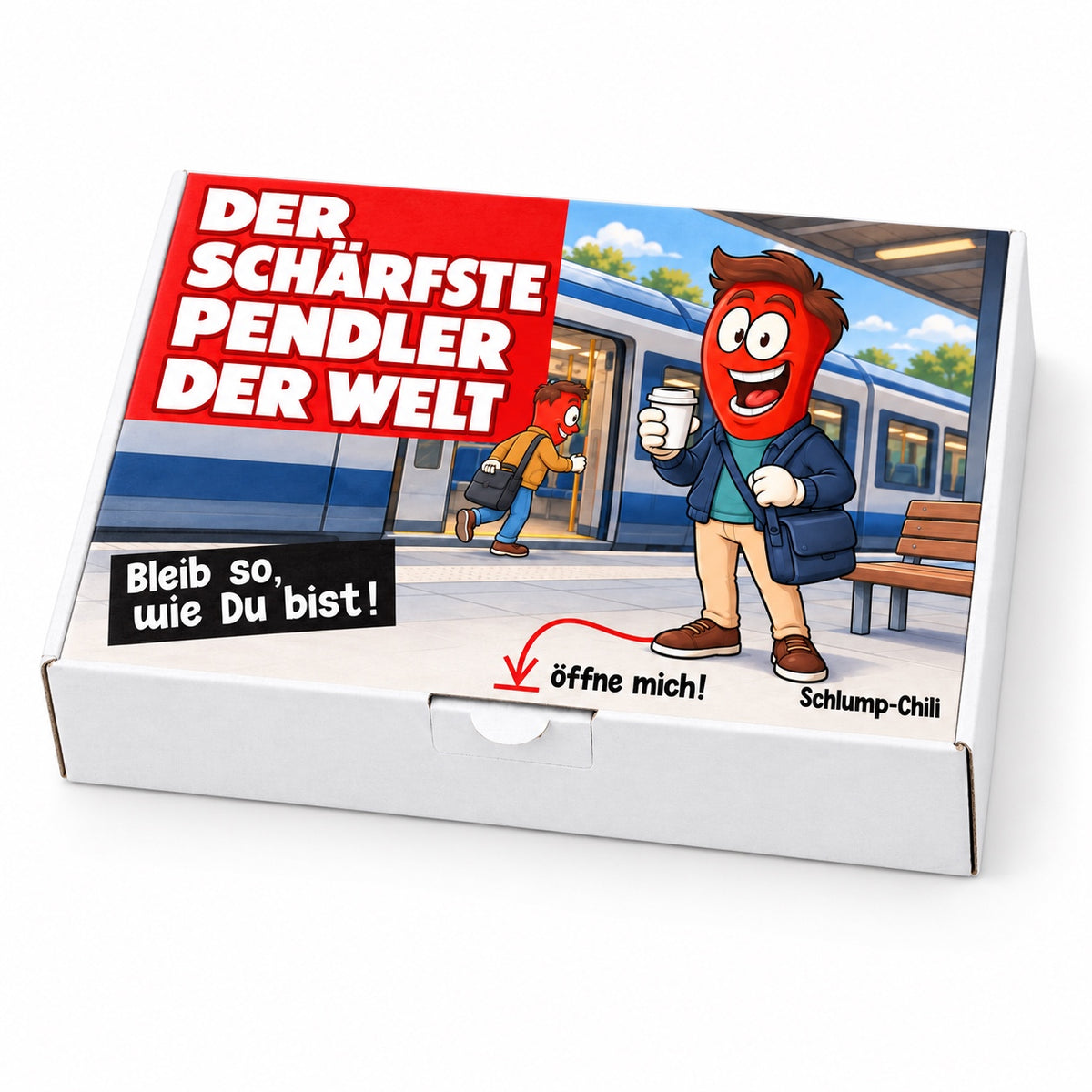 Der schärfste Pendler der Welt – Schrägansicht