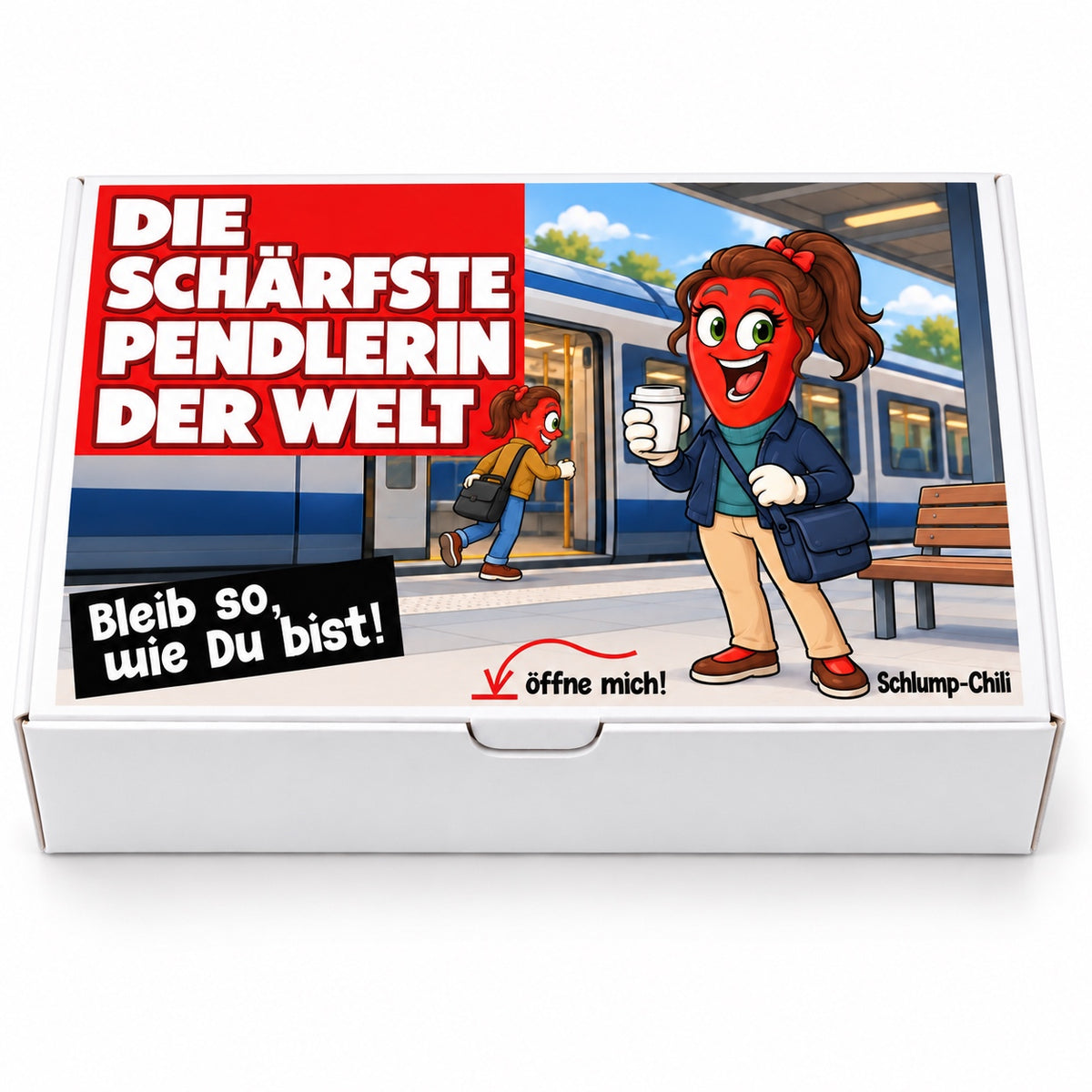 Die schärfste Pendlerin der Welt – Vorderansicht