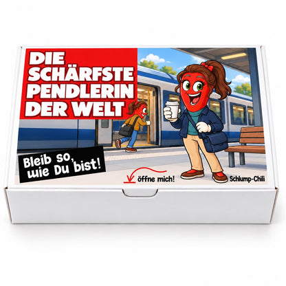 Die schärfste Pendlerin der Welt – Vorderansicht