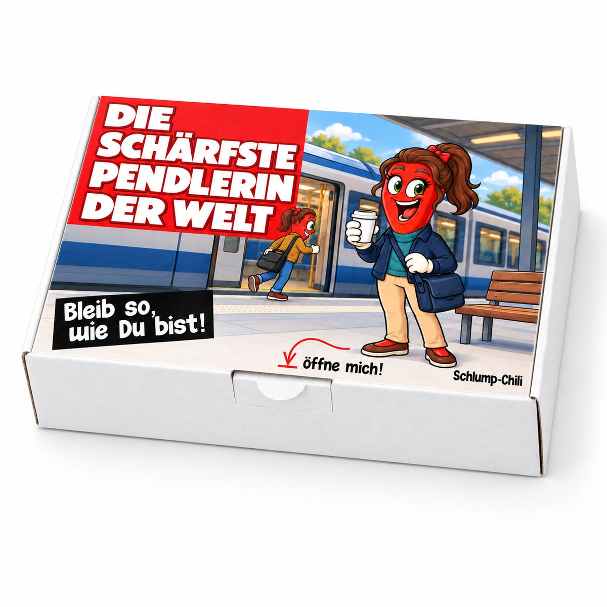 Die schärfste Pendlerin der Welt – Schrägansicht