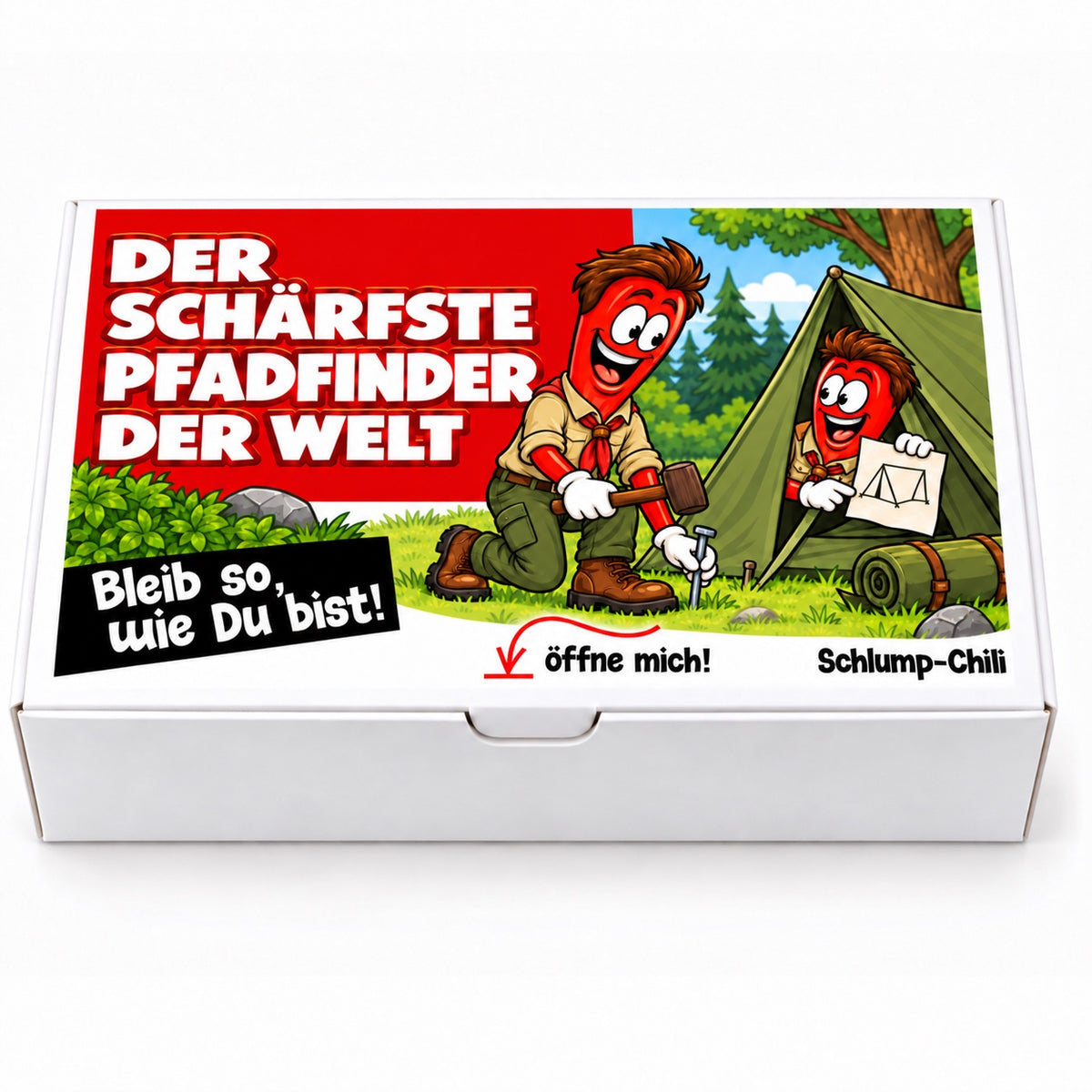 Der schärfste Pfadfinder der Welt – Vorderansicht