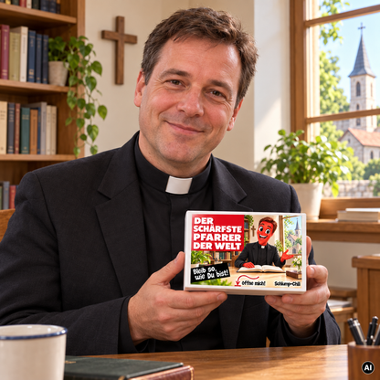 Der schärfste Pfarrer der Welt - Ein witziges Geschenk!