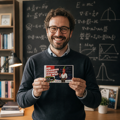 Der schärfste Physiker der Welt 👨‍🔬 Ein witziges Physik Geschenk Set!