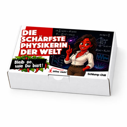 Die schärfste Physikerin der Welt 🧑🏻‍🔬 Ein witziges Physik Geschenk Set