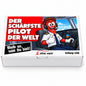 Der schärfste Pilot der Welt – Geschenkbox Vorderansicht