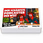 Der schärfste Podcaster der Welt – Geschenkbox Vorderansicht