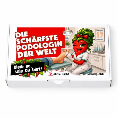 Die schärfste Podologin der Welt Geschenk Set für medizinische Fußpflegerinnen