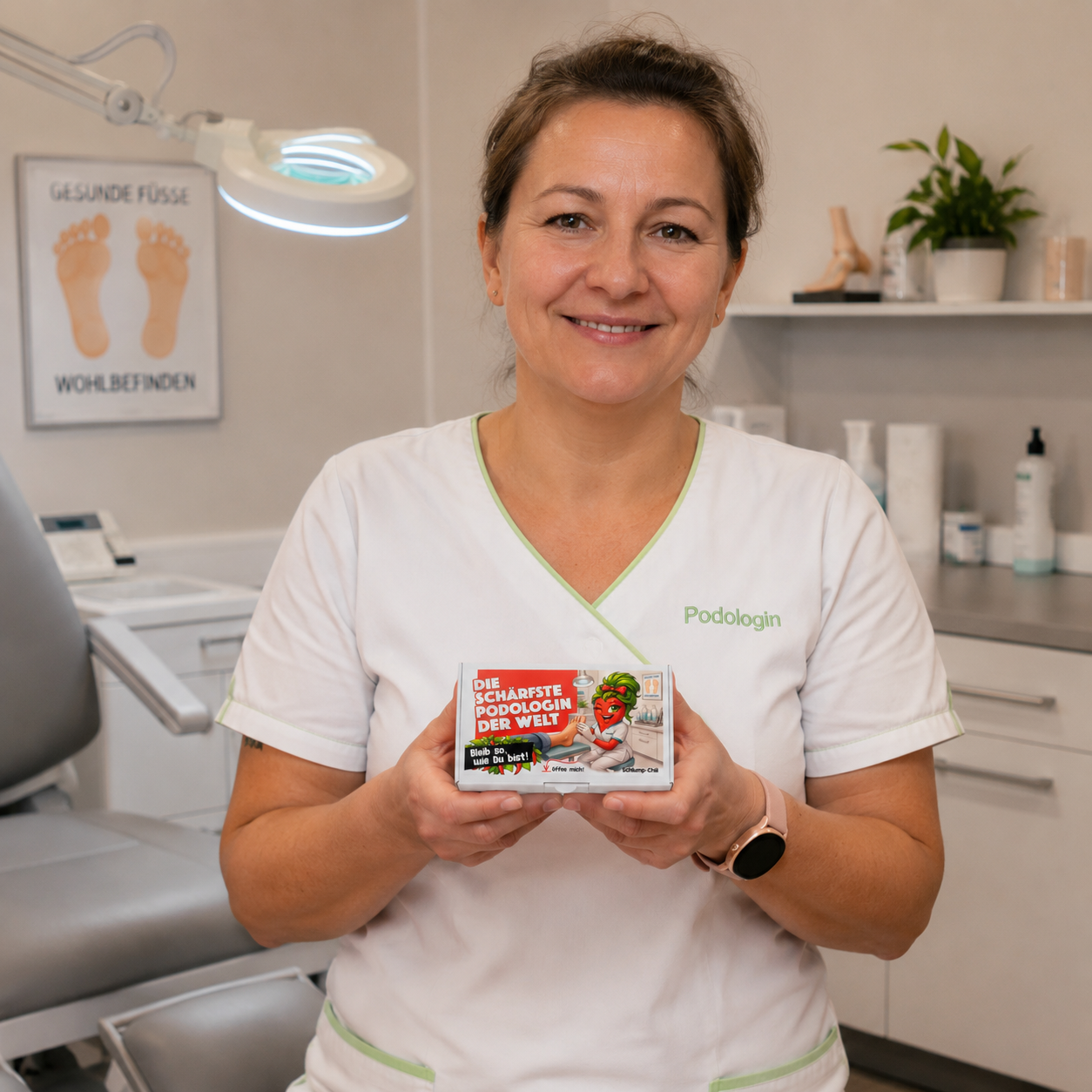 Die schärfste Podologin der Welt Geschenk Set für medizinische Fußpflegerinnen