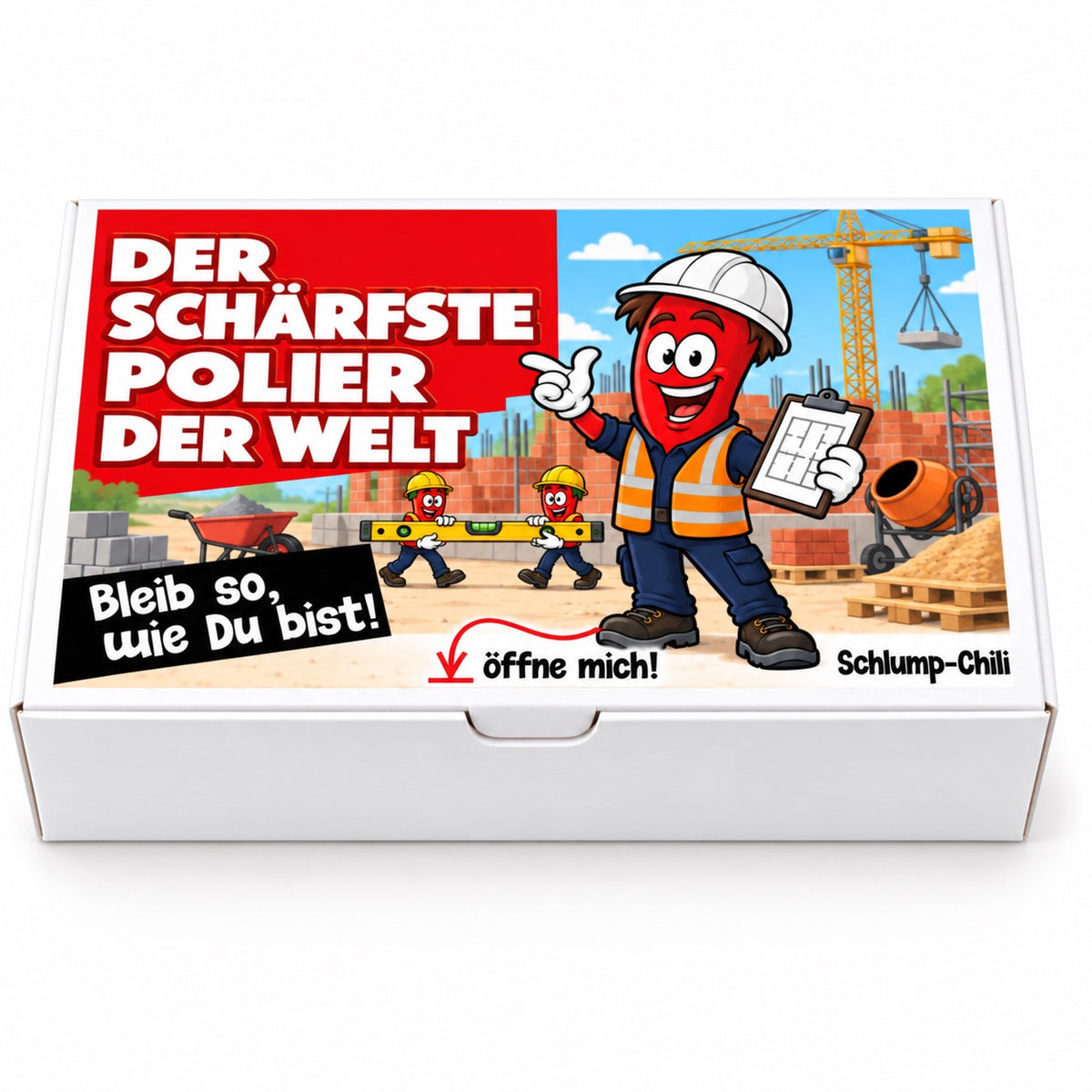 Der schärfste Polier der Welt – Schachtel frontal