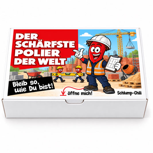 Der schärfste Polier der Welt – Schachtel frontal