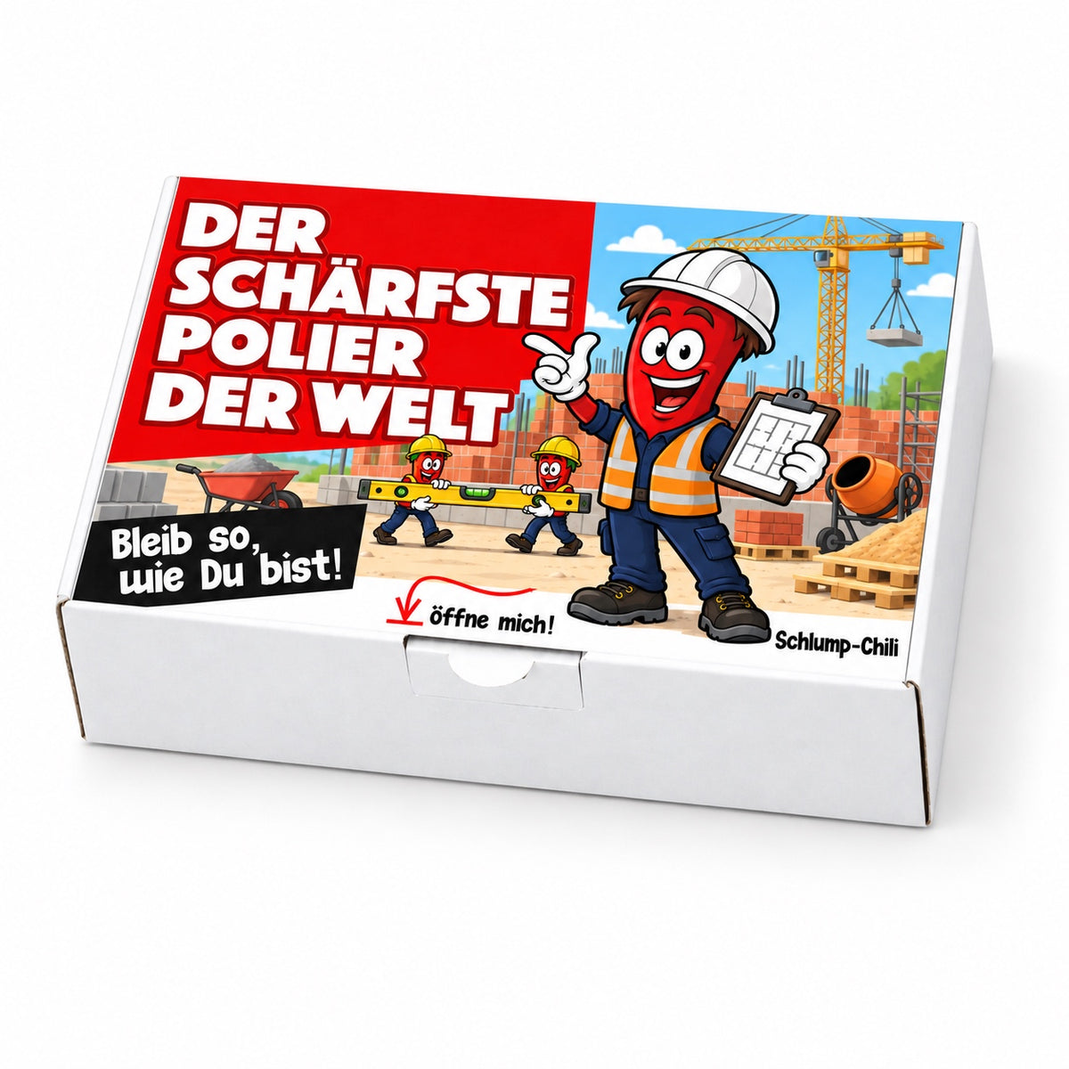 Der schärfste Polier der Welt – Schachtel schräg