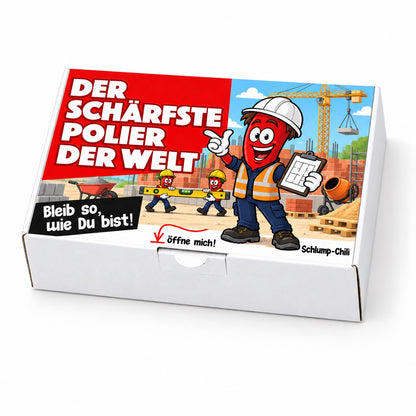 Der schärfste Polier der Welt – Schachtel schräg