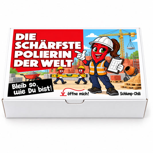Die schärfste Polierin der Welt – Schachtel frontal