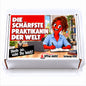 Die schärfste Praktikantin der Welt – weiße Geschenkbox, Vorderansicht