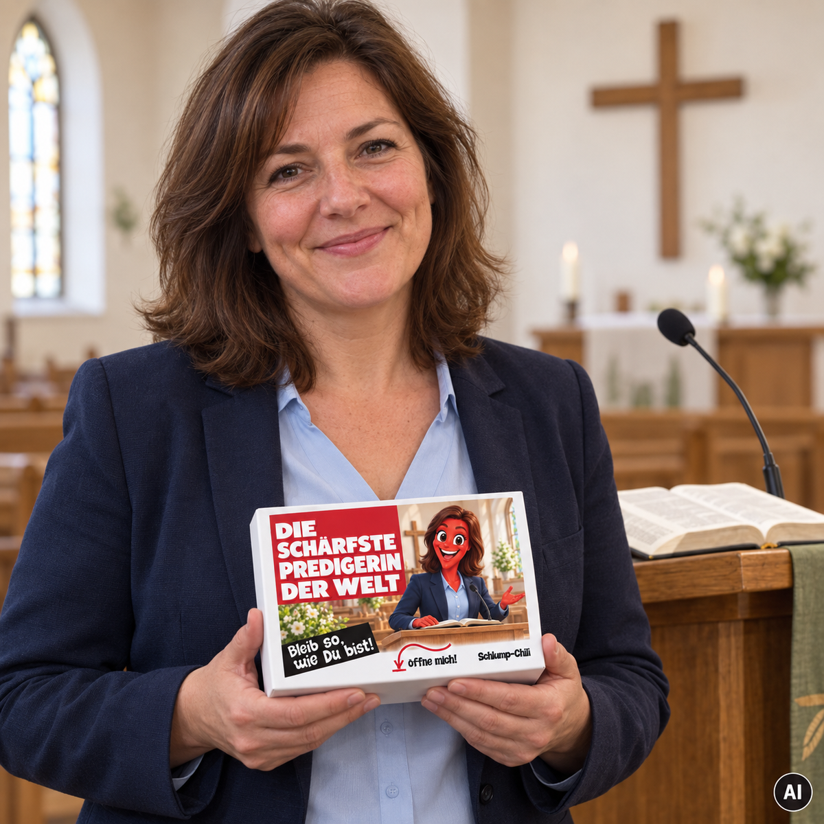 Die schärfste Predigerin der Welt - Ein witziges Geschenk!