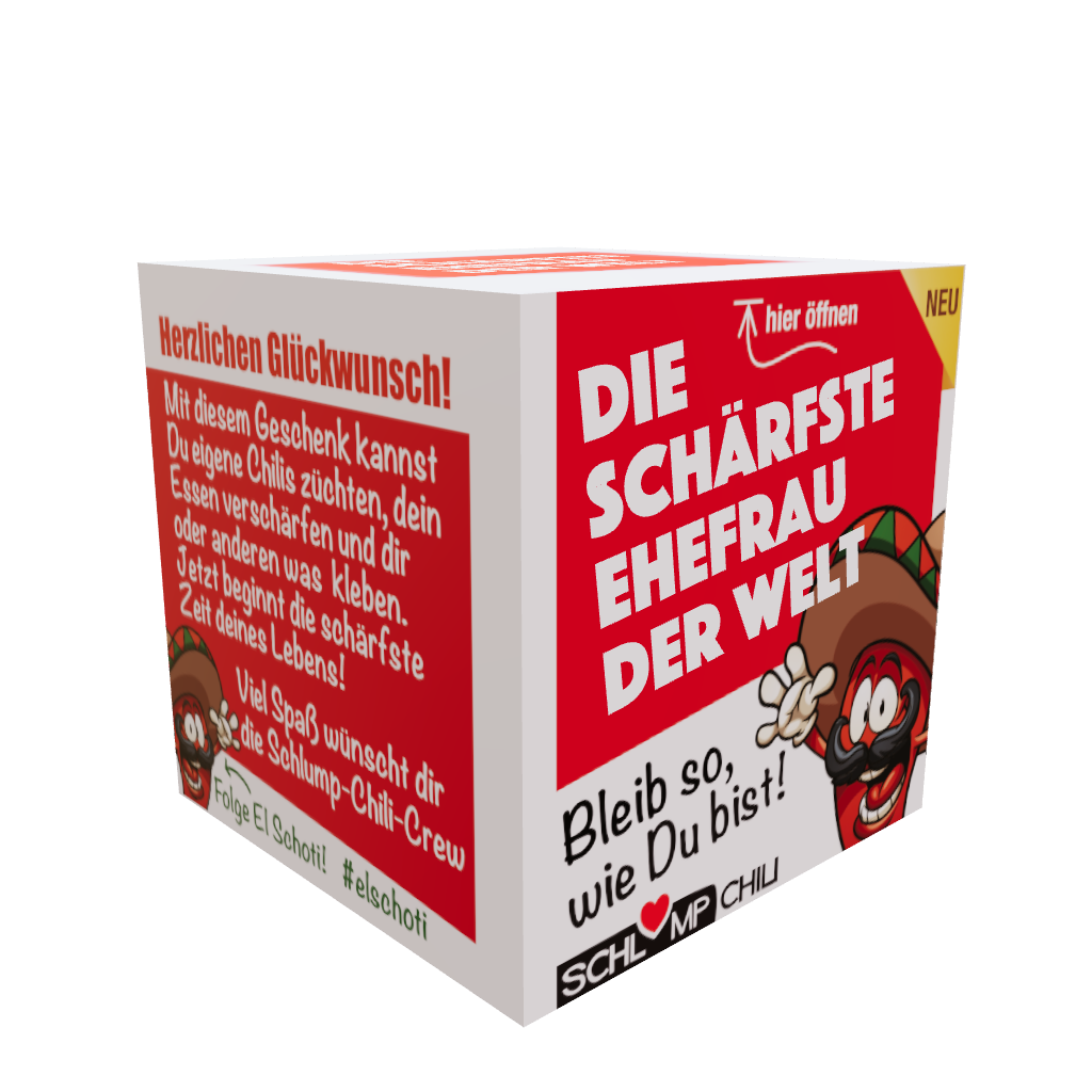 lustiges Geschenk für Ehefrau 3D Ansicht