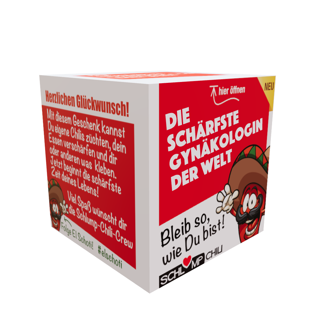 lustiges Geschenk für Gynäkologin 3D Ansicht