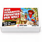 Der schärfste Privatier der Welt – weiße Geschenkbox, Vorderansicht