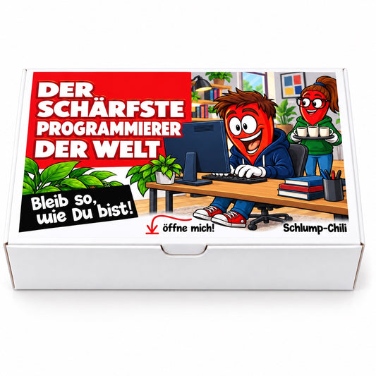 Der schärfste Programmierer der Welt – Schachtel frontal