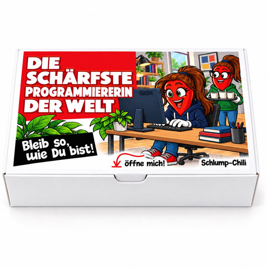 Die schärfste Programmiererin der Welt – Schachtel frontal