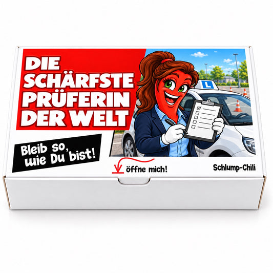 Die schärfste Prüferin der Welt - Ein witziges Geschenk!