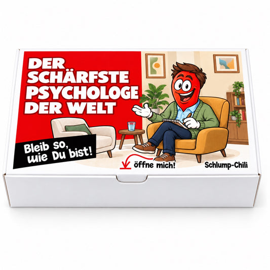 Der schärfste Psychologe der Welt – Geschenkschachtel frontal